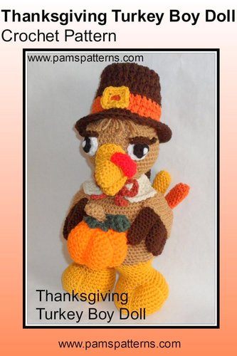 thanksgiving TURKEY crochet pattern