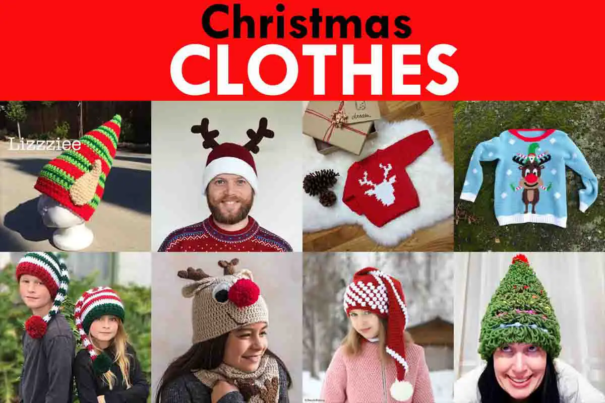 Christmas Clothes Crochet Pattern Roundup!