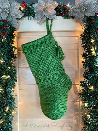 christmas STOCKING crochet pattern