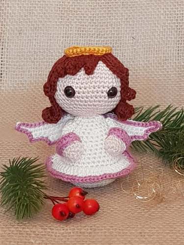 christmas angel crochet pattern