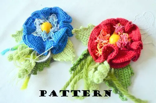 SPRING FLOWER crochet pattern