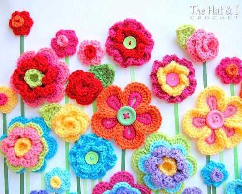 SPRING FLOWER crochet pattern