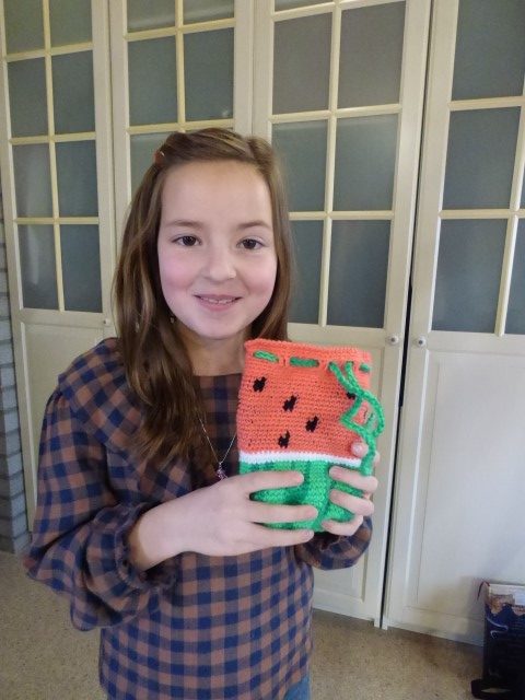 Crochet Watermelon Bag