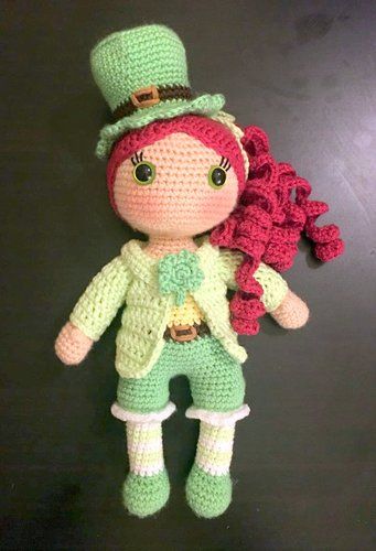 ST PATRICKS DAY crochet pattern, amigurumi ST PATRICKS DAY pattern