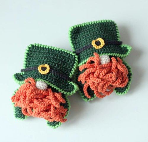 ST PATRICKS DAY crochet pattern, amigurumi ST PATRICKS DAY pattern