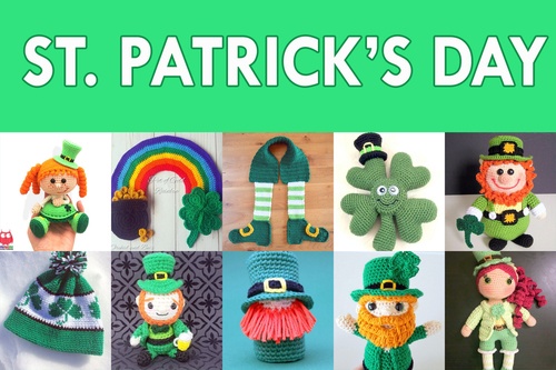 St. Patrick’s Day Crochet Pattern Roundup!