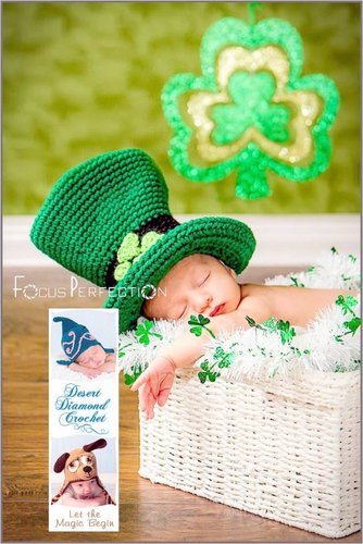 ST PATRICKS DAY crochet pattern, amigurumi ST PATRICKS DAY pattern