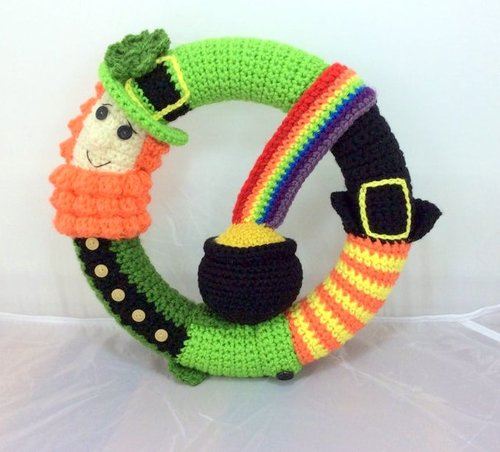 ST PATRICKS DAY crochet pattern, amigurumi ST PATRICKS DAY pattern