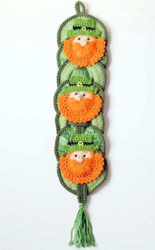 ST PATRICKS DAY crochet pattern, amigurumi ST PATRICKS DAY pattern