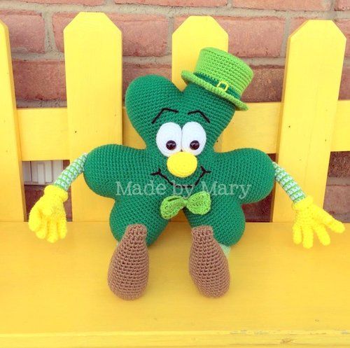 ST PATRICKS DAY crochet pattern, amigurumi ST PATRICKS DAY pattern