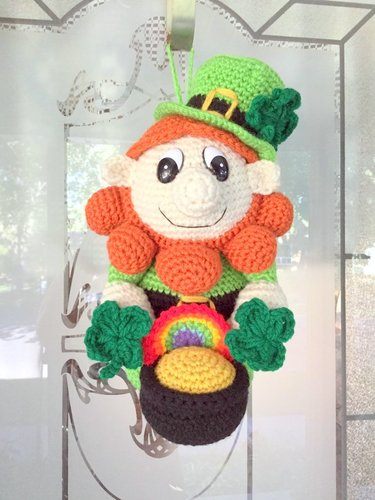 ST PATRICKS DAY crochet pattern, amigurumi ST PATRICKS DAY pattern