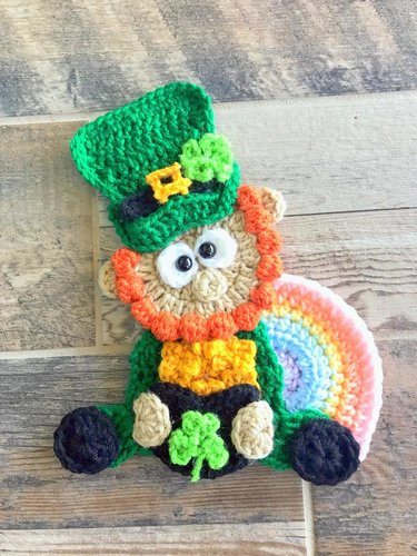 ST PATRICKS DAY crochet pattern, amigurumi ST PATRICKS DAY pattern