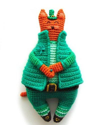 ST PATRICKS DAY crochet pattern, amigurumi ST PATRICKS DAY pattern