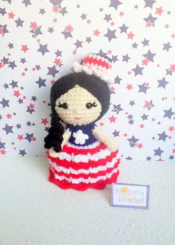 4th OF JULY crochet pattern, AMERICAN crochet pattern,  USA crochet pattern