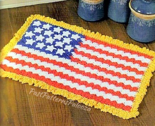 4th OF JULY crochet pattern, PATRIOTIC crochet pattern, USA crochet pattern