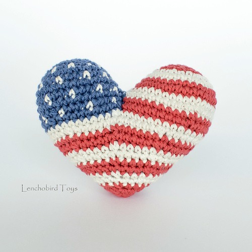 4th OF JULY crochet pattern, AMERICAN crochet pattern,  USA crochet pattern