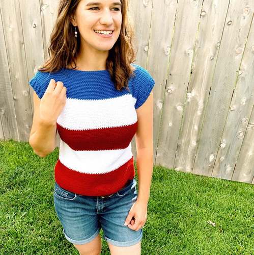 4th OF JULY crochet pattern, PATRIOTIC crochet pattern, USA crochet pattern