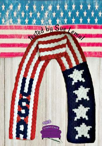 4th of July American flag crop top _ M19 Crochet pattern by AKARImc, Knitting Patterns