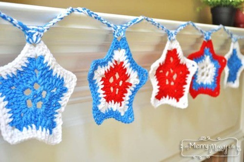 4th OF JULY crochet pattern, PATRIOTIC crochet pattern, USA crochet pattern