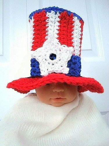 4th OF JULY crochet pattern, AMERICAN crochet pattern,  USA crochet pattern