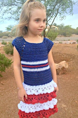 4th OF JULY crochet pattern, AMERICAN crochet pattern,  USA crochet pattern