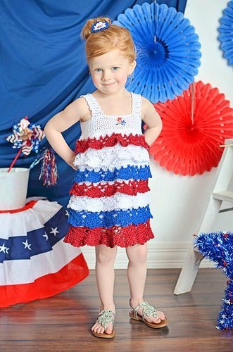 4th OF JULY crochet pattern, PATRIOTIC crochet pattern, USA crochet pattern