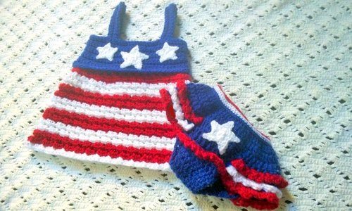 4th OF JULY crochet pattern, PATRIOTIC crochet pattern, USA crochet pattern