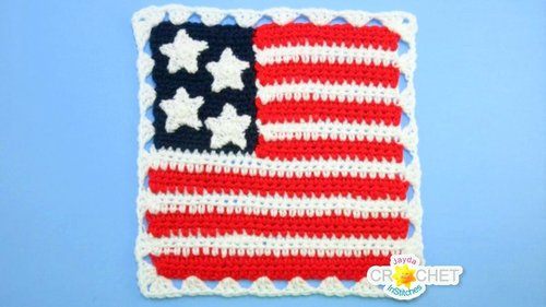 4th OF JULY crochet pattern, AMERICAN crochet pattern,  USA crochet pattern