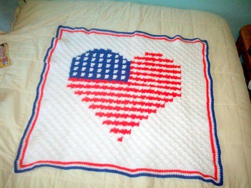 4th OF JULY crochet pattern, PATRIOTIC crochet pattern, USA crochet pattern