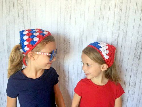 4th OF JULY crochet pattern, AMERICAN crochet pattern,  USA crochet pattern