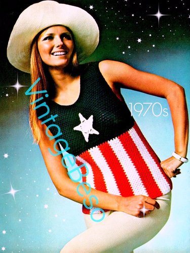 4th OF JULY crochet pattern, AMERICAN crochet pattern,  USA crochet pattern