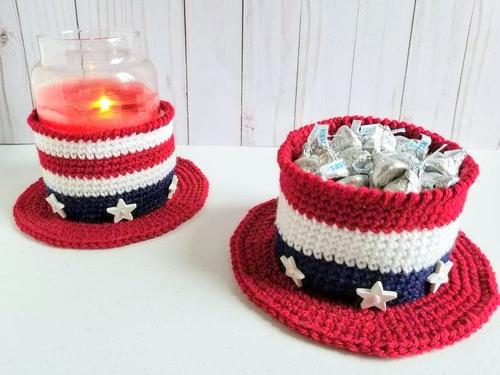 4th OF JULY crochet pattern, AMERICAN crochet pattern,  USA crochet pattern