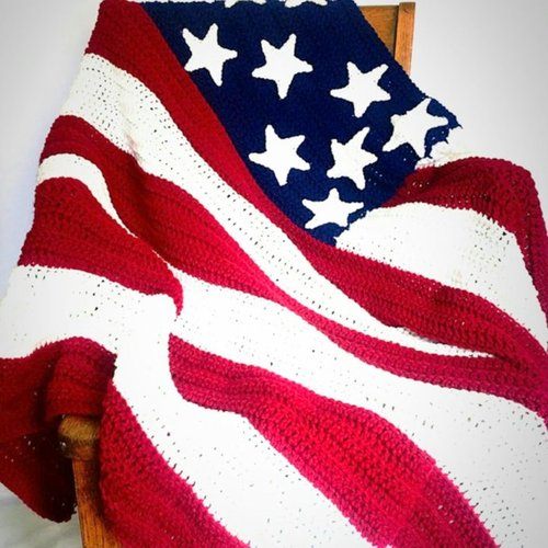 4th OF JULY crochet pattern, AMERICAN crochet pattern,  USA crochet pattern