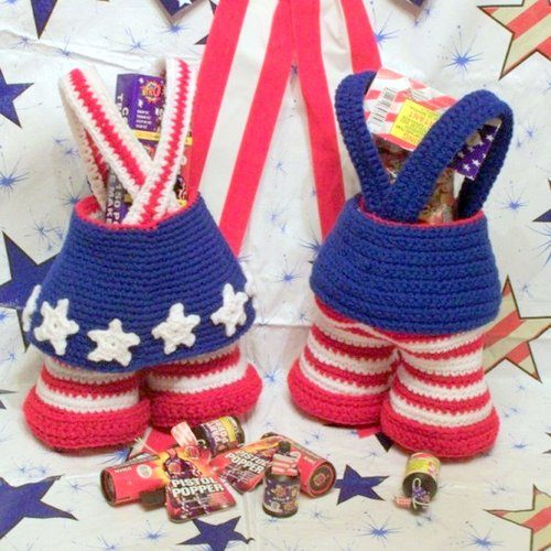 4th OF JULY crochet pattern, AMERICAN crochet pattern,  USA crochet pattern