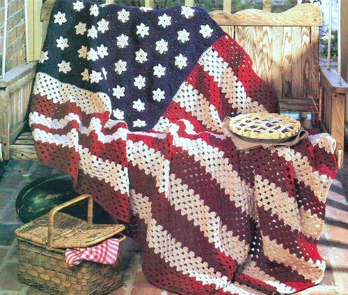 4th OF JULY crochet pattern, PATRIOTIC crochet pattern, USA crochet pattern