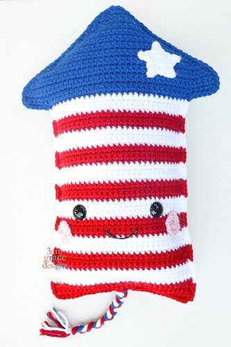 4th OF JULY crochet pattern, AMERICAN crochet pattern,  USA crochet pattern