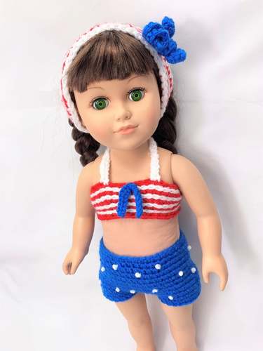 4th OF JULY crochet pattern, AMERICAN crochet pattern,  USA crochet pattern