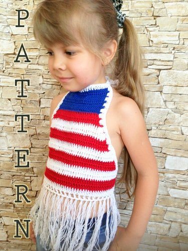 4th OF JULY crochet pattern, PATRIOTIC crochet pattern, USA crochet pattern