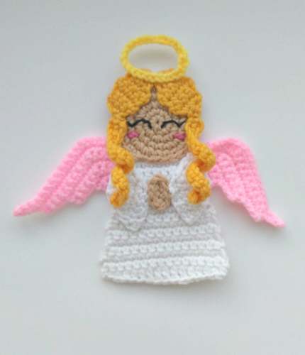 ANGEL APPLIQUE crochet pattern