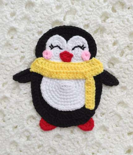 PINGUIN APPLIQUE crochet pattern