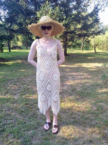 BEACH DRESS crochet pattern, COVERUP DRESS crochet pattern