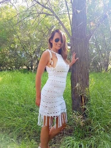 BEACH DRESS crochet pattern, COVERUP DRESS crochet pattern