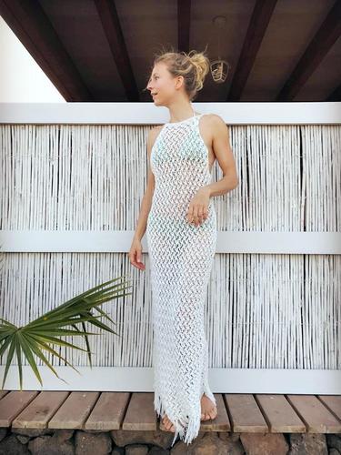 BEACH DRESS crochet pattern, COVERUP DRESS crochet pattern