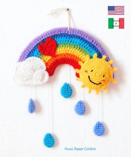 amigurumi RAINBOW crochet pattern