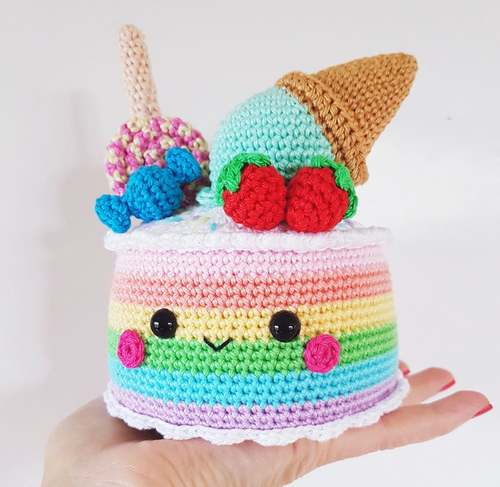 amigurumi RAINBOW crochet pattern