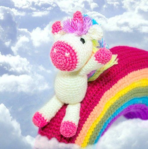 amigurumi RAINBOW crochet pattern