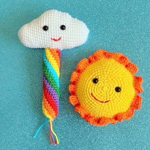 amigurumi RAINBOW crochet pattern