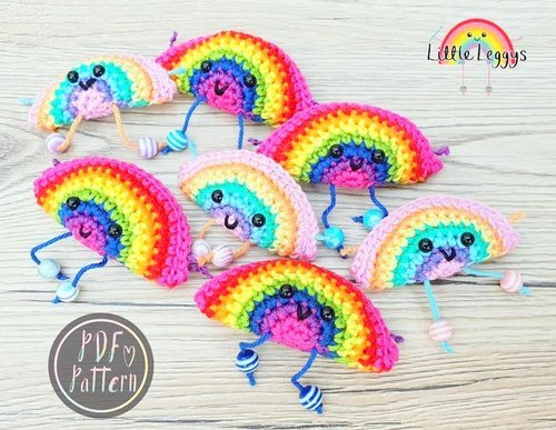 amigurumi RAINBOW crochet pattern