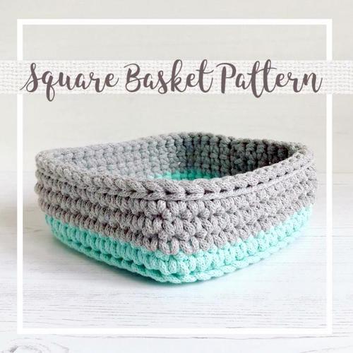 BASKET crochet pattern, STORAGE BASKET crochet pattern, HOME DECOR crochet pattern