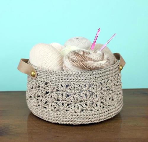 BASKET crochet pattern, STORAGE BASKET crochet pattern, HOME DECOR crochet pattern